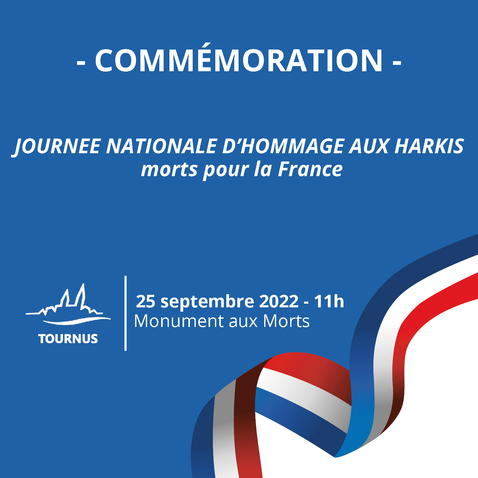 Journée nationale d’hommage aux Harkis morts pour la France