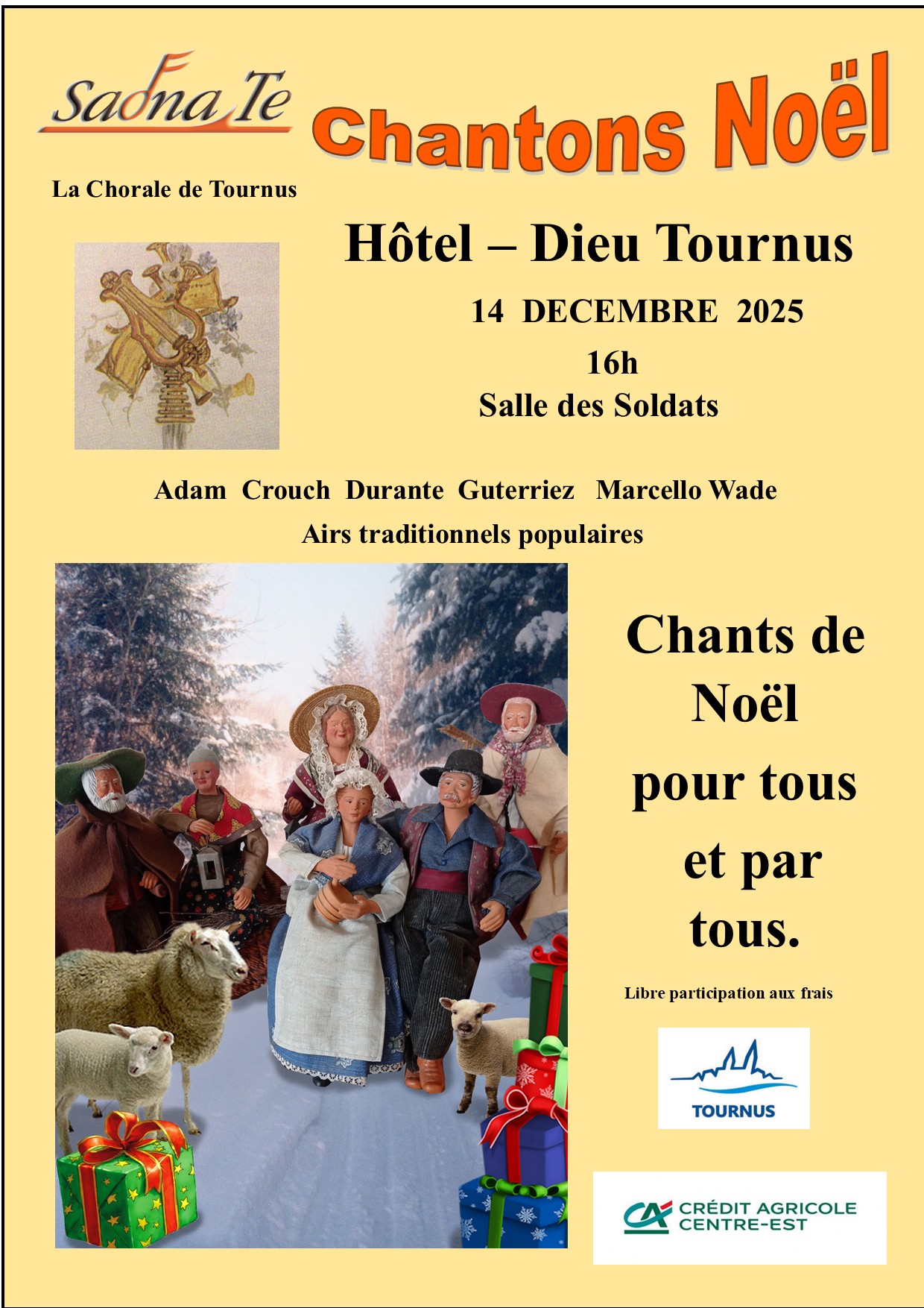 Concert de Noël de la chorale SaônaTe