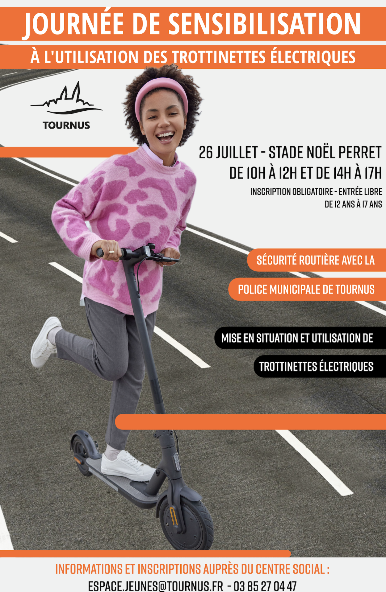 Journée de sensibilisation à l'utilisation des trottinettes électriques