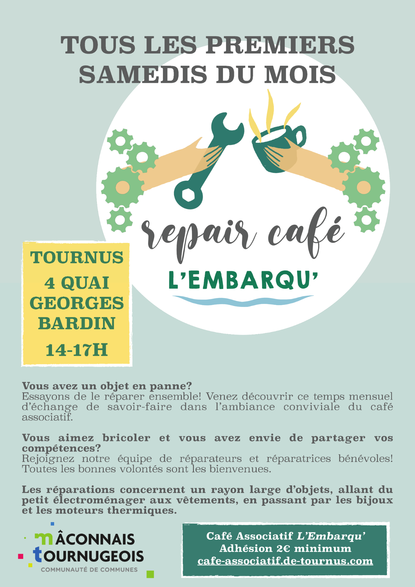 "Repair-café" à l’Embarqu’