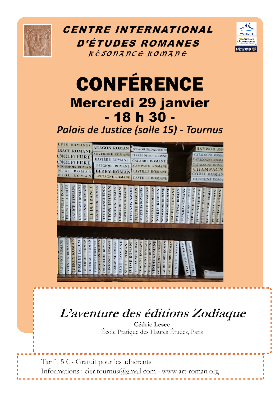 Conférence « L’Aventure des éditions Zodiaque »